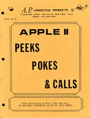 Apple II Peeks Pokes & Calls