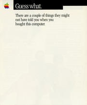 Apple IIGS Guess What Brochure