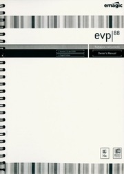 Emagic Vintage Piano EVP88 Manual