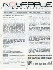 NOVAPPLE Newsletter (March 1987)