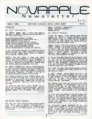 NOVAPPLE Newsletter (May 1988)