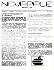 NOVAPPLE Newsflash (September 1988)