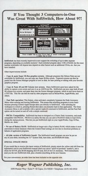 Roger Wagner Publishing Brochure - SoftSwitch Update