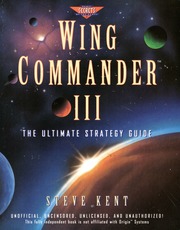 Wing Commander III The Ultimate Strategy Guide (1995) cover
