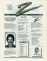 Z Newsletter (Winter 1986 - 1987)